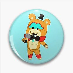 Five Nights at Freddy's Pins - Mini Glamrock Freddy  Pin
