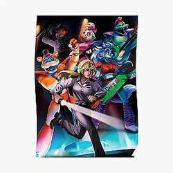 Five Nights at Freddy's Posters - Five Nights at Freddy's: Security Breach Art Poster