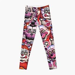 Five Nights at Freddy's Leggings - Circus Baby/Funtime Freddy/Funtime Foxy Leggings