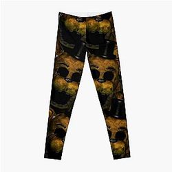 Five Nights at Freddy's Leggings - Golden Freddy Leggings