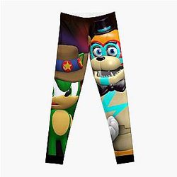 Five Nights at Freddy's Leggings - Five Nights At Freddy's: Security Breach (Livestream) Leggings