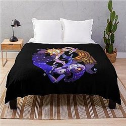 Five Nights at Freddy's Blanket - Sun &amp; Moon BOSS FNAF Security Breach Throw Blanket