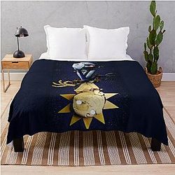 Five Nights at Freddy's Blanket - SunDrop and MoonDrop FNAF Security Breach Throw Blanket