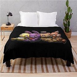 Five Nights at Freddy's Blanket - Five Nights at Freddy's cute Throw Blanket