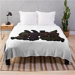 Five Nights at Freddy's Blanket - Five Nights at Freddy's horror Throw Blanket