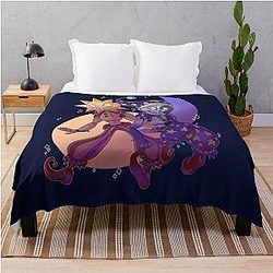 Five Nights at Freddy's Blanket - FNaF sun and moon Throw Blanket