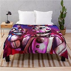 Five Nights at Freddy's Blanket - Funtime Freddy Throw Blanket