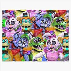 Five Nights at Freddy's Puzzles - Glamrock Freddy/Glamrock Chica/Montgomery Gator/Roxanne Wolf, Jigsaw Puzzle
