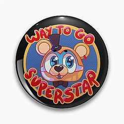 Five Nights at Freddy's Pins - glam rock Freddy  Pin