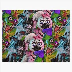 Five Nights at Freddy's Puzzles - Shattered Chica/Shattered Monty/Shattered Roxanne Jigsaw Puzzle
