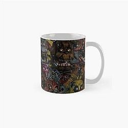 Five Nights at Freddy's Mugs - Nightmare Freddy/Nightmare Bonnie/Nightmare Chica/Nightmare Foxy Classic Mug