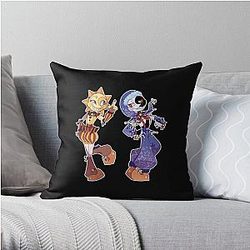 Five Nights at Freddy's Pillows - MoonDrop and SunDrop FNAF Security Breach Throw Pillow
