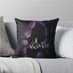 Five Nights at Freddy's Pillows - Shadow Freddy and Shadow Bonnie Poster Throw Pillow