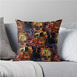 Five Nights at Freddy's Pillows - Withered Freddy/Withered Bonnie/Withered Chica/Withered Foxy Throw Pillow