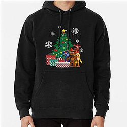 Five Nights At Freddys Around The Christmas Tree Pullover Hoodie
