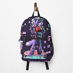 Five Nights at Freddy's Backpacks - FIVE NIGHTS AT FREDDYS´S SECURITY BREACH. ROXANNE WITH NEON LITTLE STARS. GIFTS FOR A FRIEND. Backpack