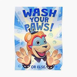 Five Nights at Freddy's Posters - Sanitary Glamrock Freddy Poster Poster