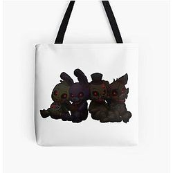 Five Nights at Freddy's Bags - Five Nights at Freddy's horror All Over Print Tote Bag