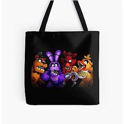 Five Nights at Freddy's Bags - WELCOME TO FREDDY'S All Over Print Tote Bag