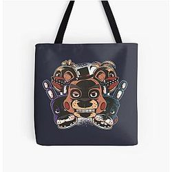 Five Nights at Freddy's Bags - cool 5 Freddys and freddies at Nights All Over Print Tote Bag