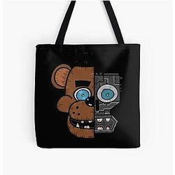 Five Nights at Freddy's Bags - Freddy (Five Nights at Freddys) All Over Print Tote Bag