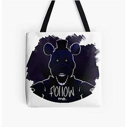 Five Nights at Freddy's Bags - FNAF Shadow Freddy All Over Print Tote Bag