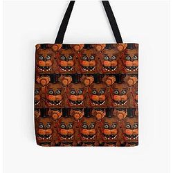 Five Nights at Freddy's Bags - Withered Freddy All Over Print Tote Bag