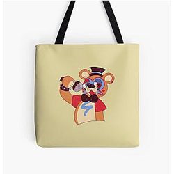 Five Nights at Freddy's Bags - Glamrock Freddy All Over Print Tote Bag