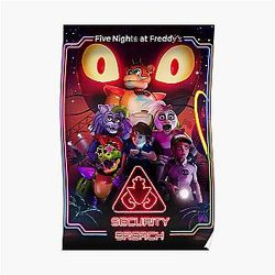 Five Nights at Freddy's Posters - Fnaf Security Breach Poster