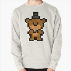 Five Nights at Freddy's Sweatshirts - Pixel Freddy Fazbear Pullover Sweatshirt