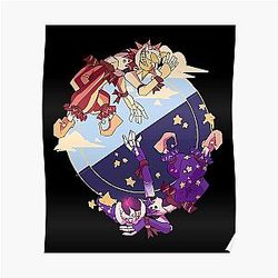 Five Nights at Freddy's Posters - Sun &amp; Moon BOSS FNAF Security Breach Poster