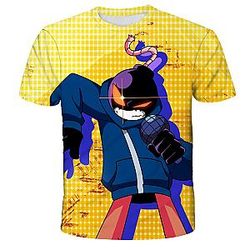 Friday Night Funkin T-shirt – 3D Angry Bomb Rapper Graphic