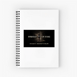 Forged in Fire is a popular competition show Forged In Fire Notebook
