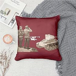 Foxhole - Hundreds of Players Strategy Foxhole Pillows Cover