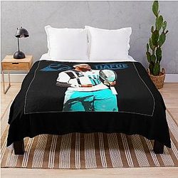 Frances Tiafoe Throw Blanket