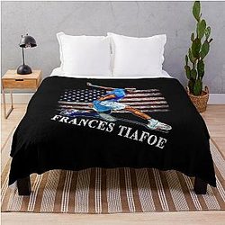 Frances Tiafoe Throw Blanket