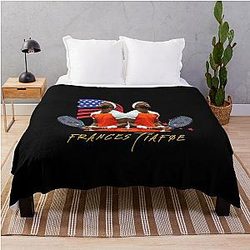Frances Tiafoe Throw Blanket
