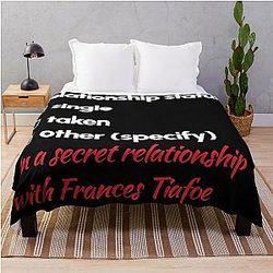 Frances Tiafoe Throw Blanket