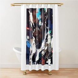 Frances Tiafoe Fired Up Shower Curtain