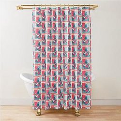 Frances Tiafoe Tennis Star Portrait Shower Curtain