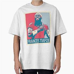 Frances Tiafoe Tennis Star Portrait Perfect Gift for You and Friends Oversized T-Shirt