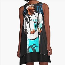Frances Tiafoe A Line Dress