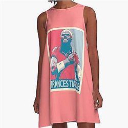 Frances Tiafoe Tennis Star Portrait - Perfect Gift For You A-Line Dress