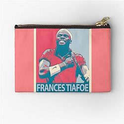 Frances Tiafoe Tennis Star Portrait Perfect Gift for You and Friends Zipper Pouch