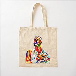 Frances Tiafoe Fired Up US Open Tennis Cotton Tote Bag
