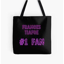 Frances Tiafoe Fan All Over Print Tote Bag