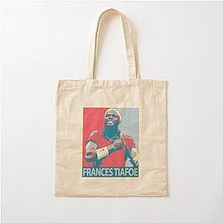 Frances Tiafoe Tennis Star Portrait Cotton Tote Bag Perfect Gift For You and Friends