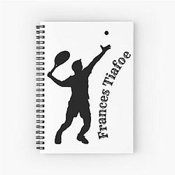 Frances Tiafoe spiral notebook