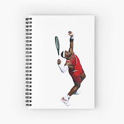 Frances Tiafoe Spiral Notebook
