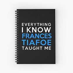 Frances Tiafoe Spiral Notebook